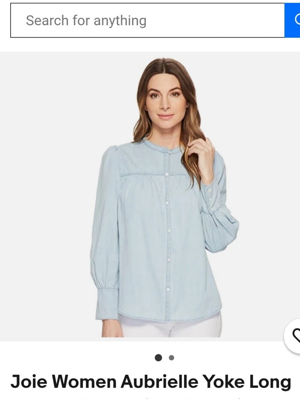Joie Aubrielle Long Sleeve Blouse